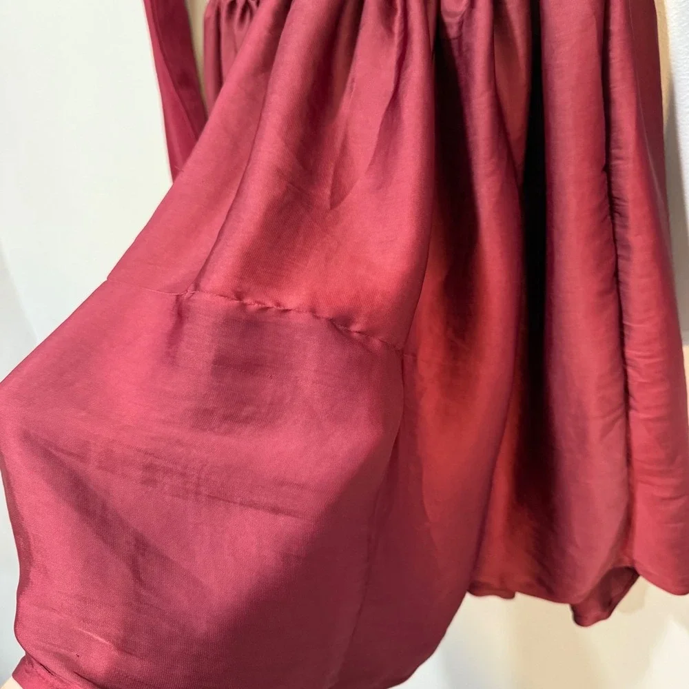 GAP Kids Girls Burgundy Long Sleeve Skater Dress Size‎ XL 12 new Christmas